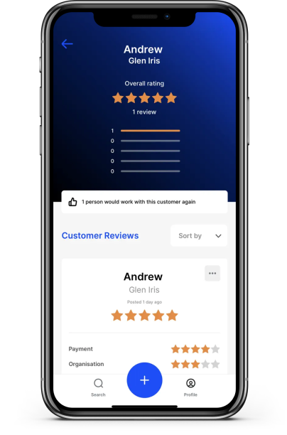 Tradies review about clients